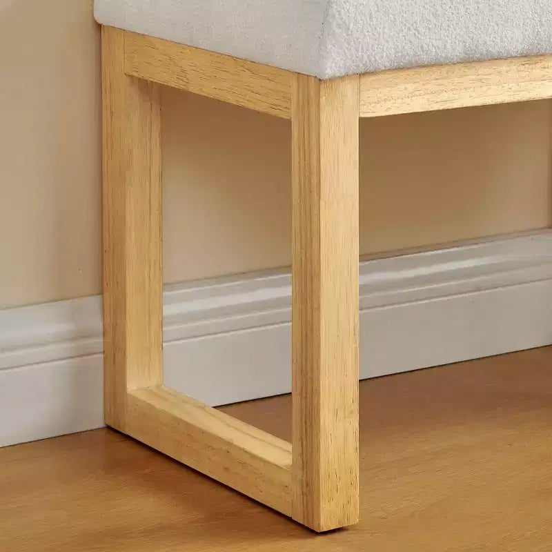 Panca per Scarpe con Struttura in Legno e Seduta Imbottita – Panca Contenitore da Ingresso