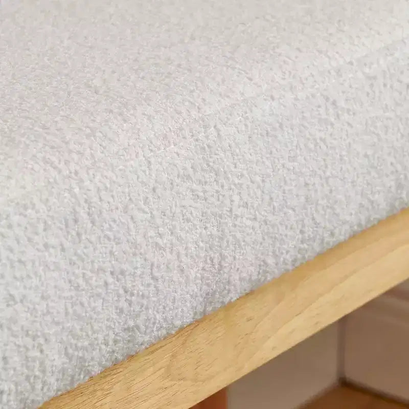 Panca per Scarpe con Struttura in Legno e Seduta Imbottita – Panca Contenitore da Ingresso