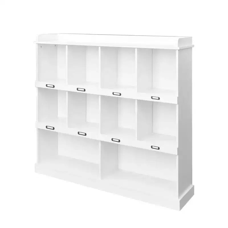 Libreria Autoportante Alta a 10 Cubi – Scaffale Portaoggetti a Cubi per Casa o Ufficio