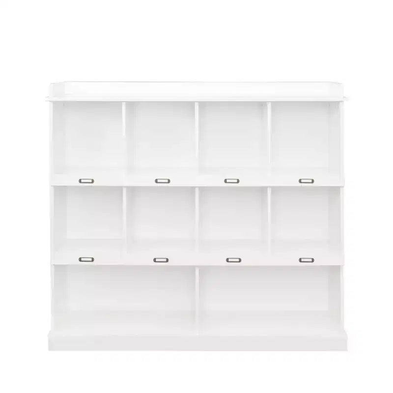 Libreria Autoportante Alta a 10 Cubi – Scaffale Portaoggetti a Cubi per Casa o Ufficio