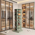 Torre scarpiera girevole a 360° – Organizer verticale rotante per scarpe e borse