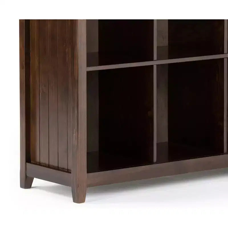 Libreria e Unità Contenitore a 9 Cubi in Legno Massello da 48" x 44" – Stile Transizionale