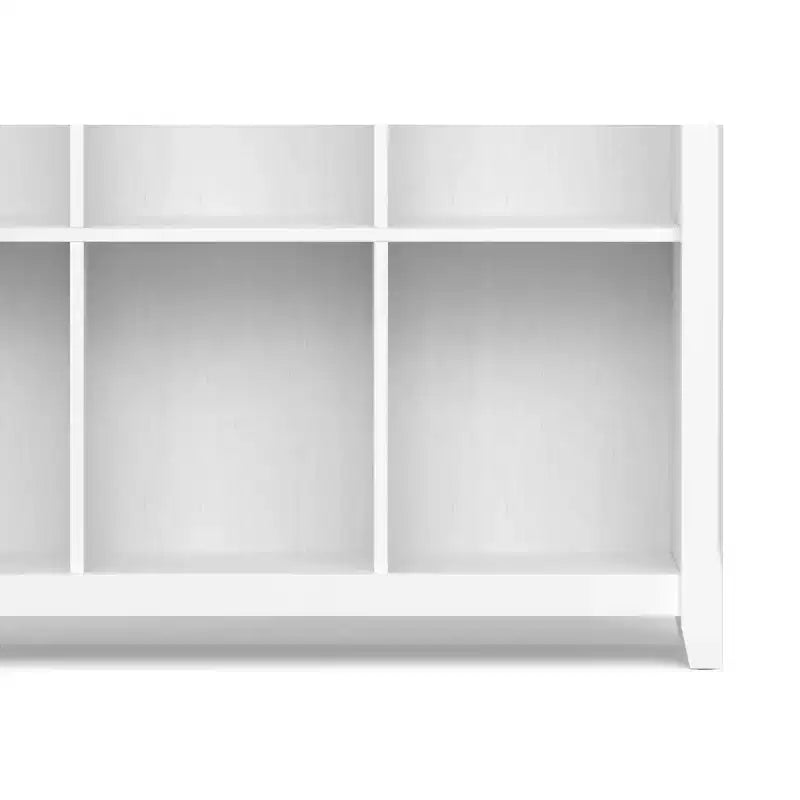 Libreria e Unità Contenitore a 9 Cubi in Legno Massello da 48" x 44" – Stile Transizionale