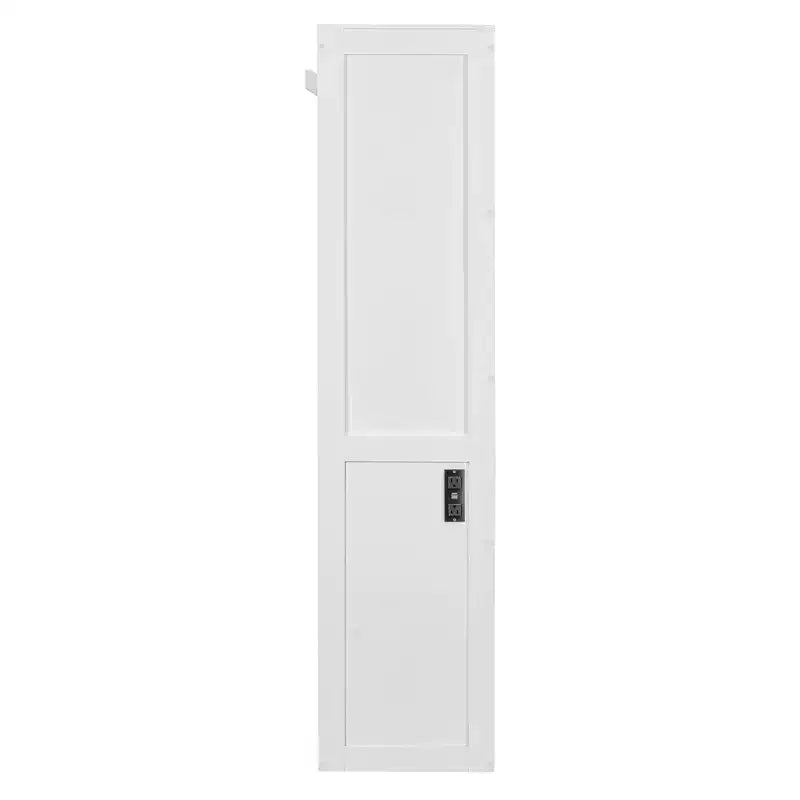Letto a scomparsa matrimoniale standard – Armadio letto a muro grigio o bianco