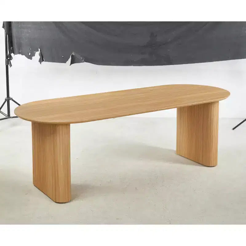 Tavolo da Pranzo Allungabile con Piano in MDF e Gambe in Metallo – Tavolo Moderno Espandibile