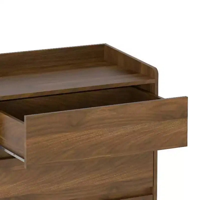 Cassettiera moderna a 4 cassetti – Mobile verticale senza maniglie per camera da letto, soggiorno e ufficio