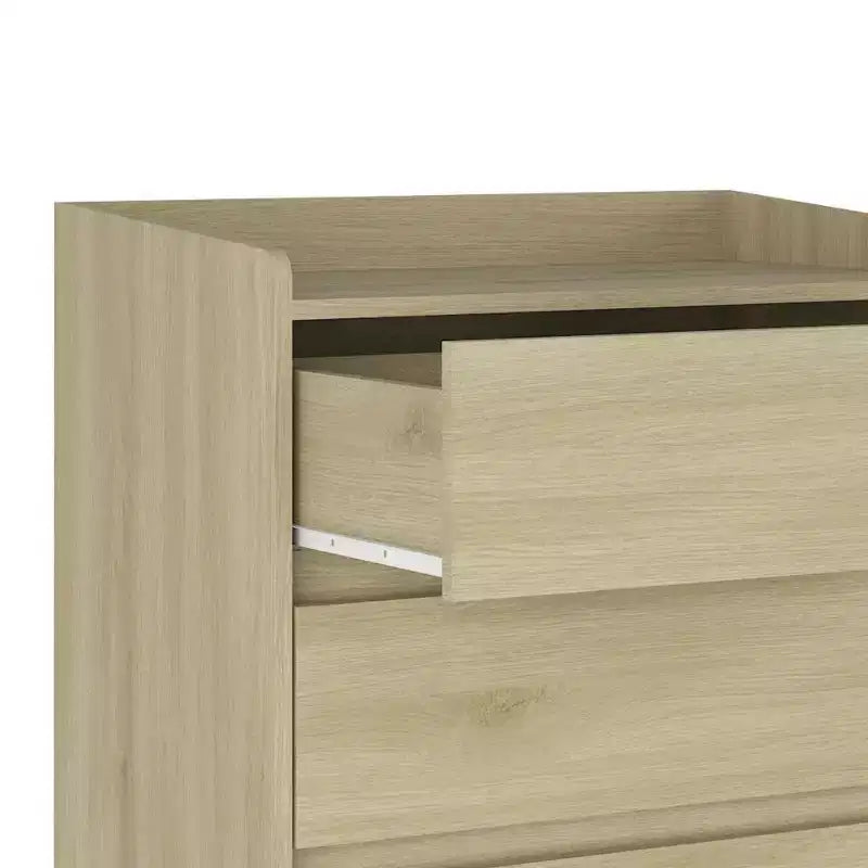 Cassettiera moderna a 4 cassetti – Mobile verticale senza maniglie per camera da letto, soggiorno e ufficio
