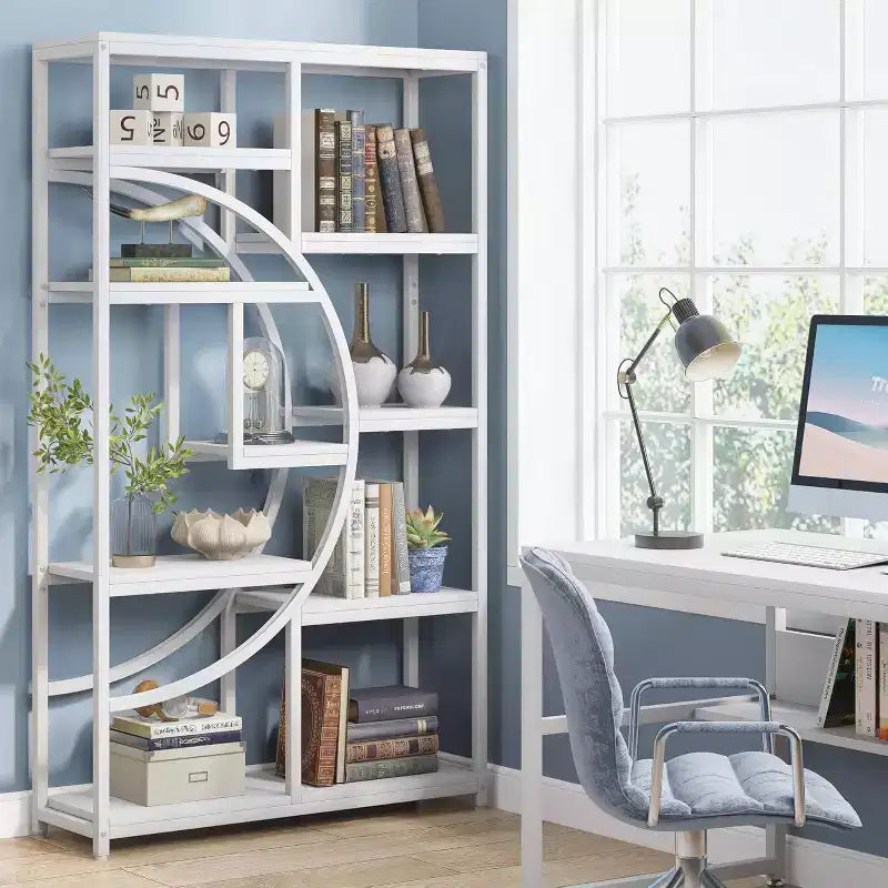 Libreria Etagere Industriale a 5 Ripiani – Scaffale a Giorno per Esposizione