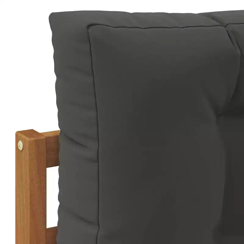 Set divano angolare da esterno – Mobili da giardino in legno massello di acacia con finitura naturale