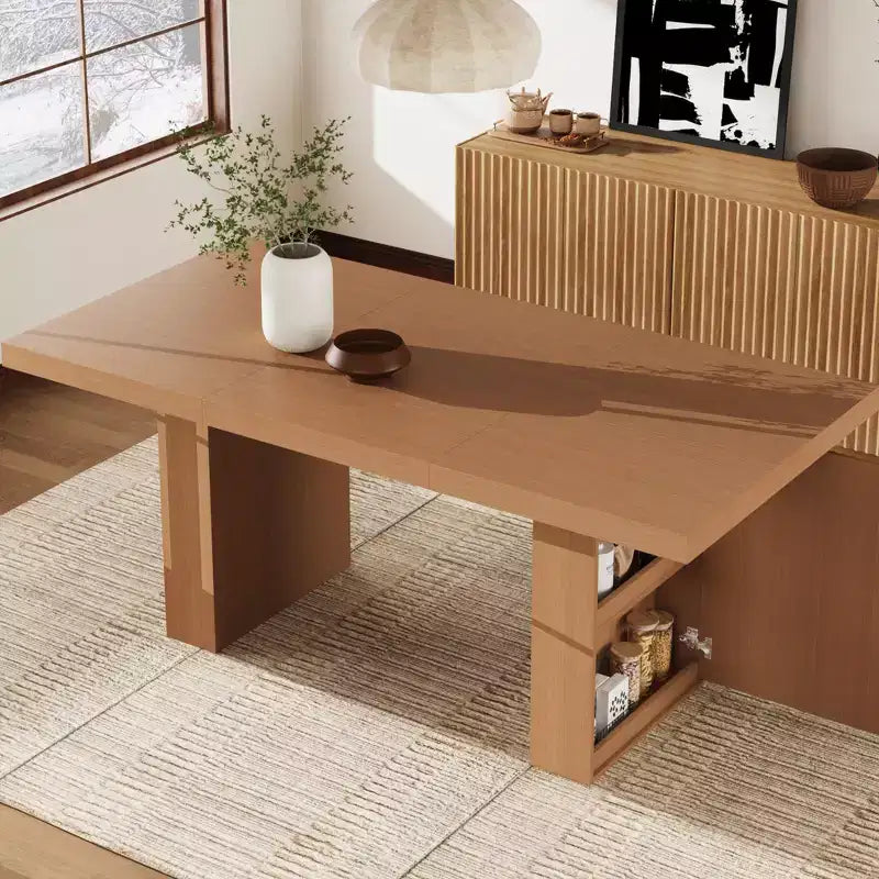 Tavolo da pranzo moderno rettangolare da 180 cm per 6-10 persone – Grigio scuro, Noce o Legno