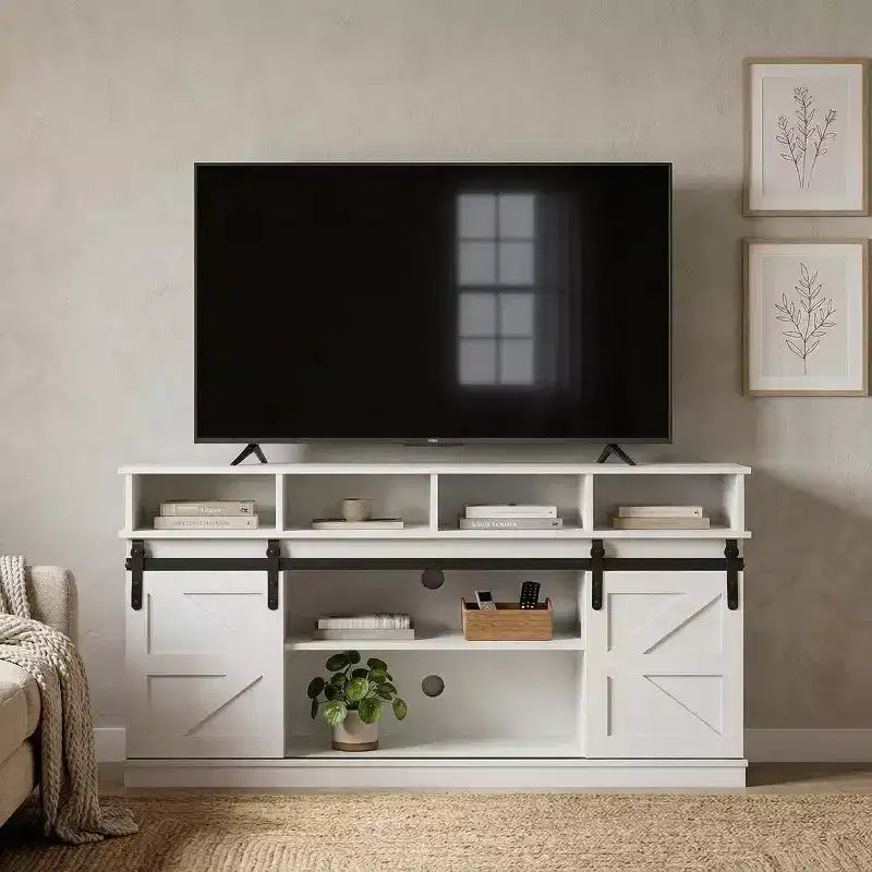 Mobile TV da 58" in Stile Rustico per Televisori fino a 65" – Centro Intrattenimento in Legno Rustico
