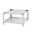 Laundry Pedestal with Storage Shelf-Universal Washing Machine Stand Heavy Duty Metal Base