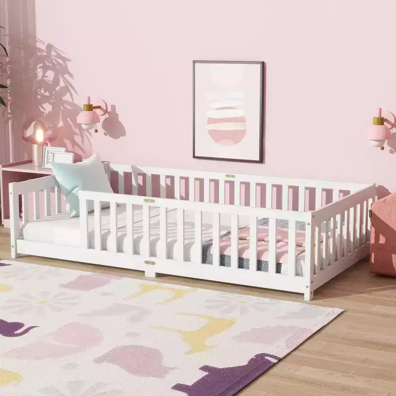 Letto a soppalco matrimoniale con contenitore sotto il letto – Struttura in metallo resistente salvaspazio