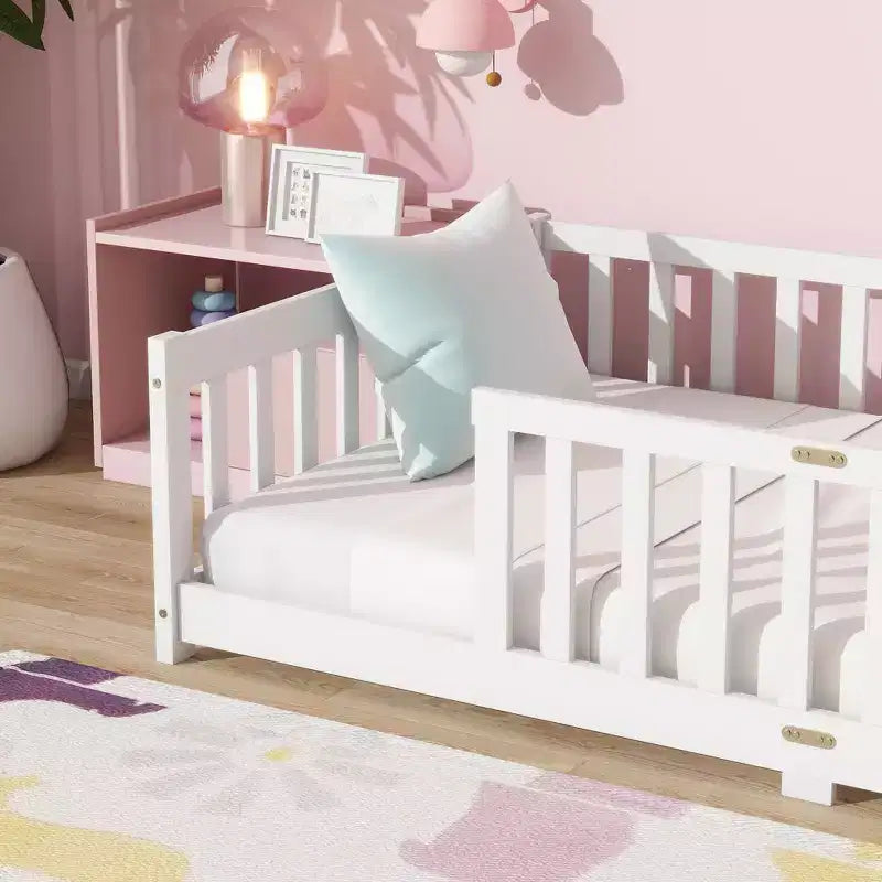 Letto a soppalco matrimoniale con contenitore sotto il letto – Struttura in metallo resistente salvaspazio