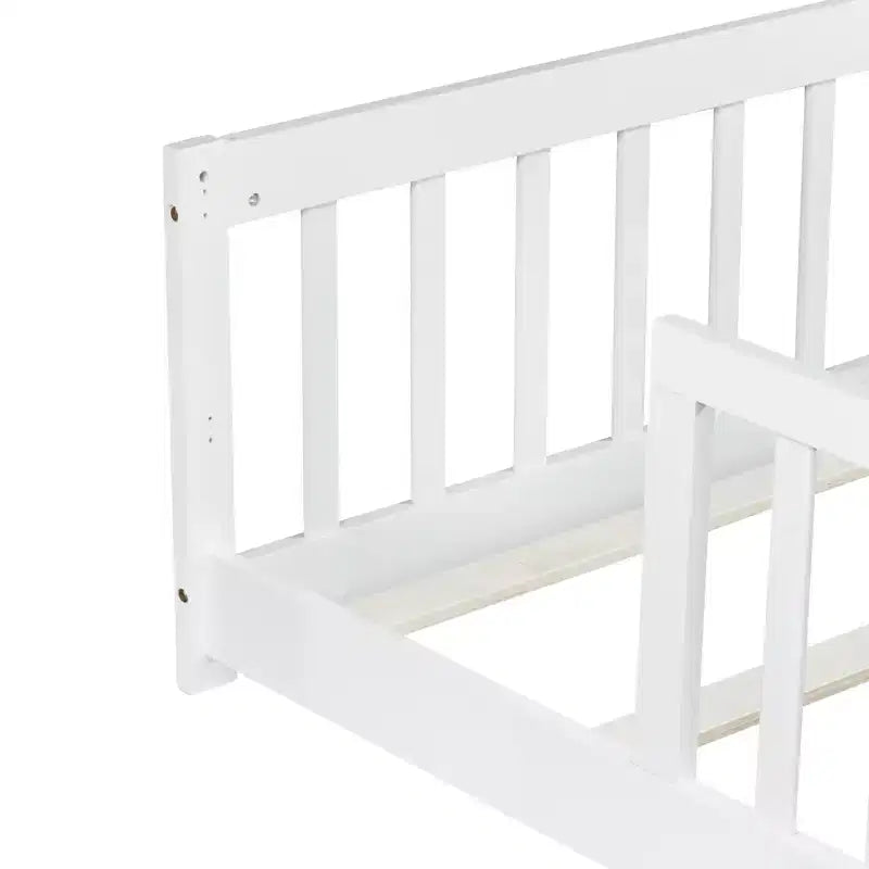 Letto a soppalco matrimoniale con contenitore sotto il letto – Struttura in metallo resistente salvaspazio