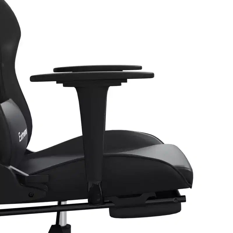 Sedia da gaming – Ecopelle nera e verde con altezza e reclinazione regolabili