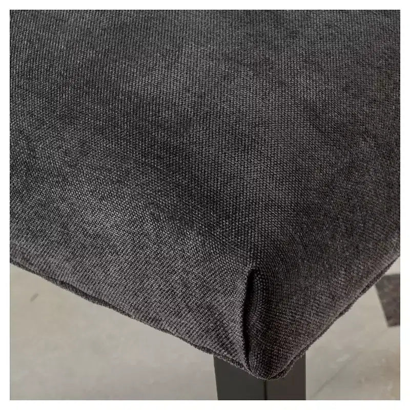 Set di 2 sedie da pranzo con schienale a corona – Sedie da pranzo con struttura in legno imbottita e rivestita