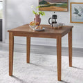 Tavolo da pranzo quadrato da 36" – Stile transizionale beige per piccoli spazi