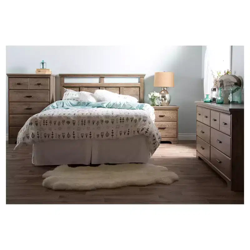 Scrivania da trucco da 45" con grande specchio – Tavolo da trucco bianco con contenitore