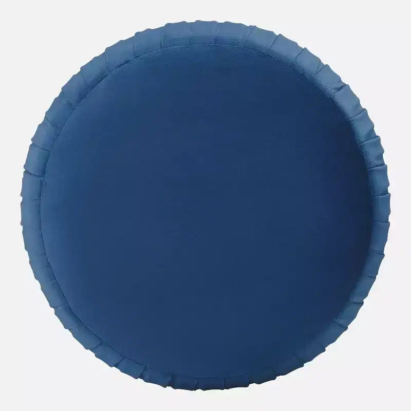 Tavolino laterale da divano a C ovale in metallo dorato salvaspazio 14x9x28"