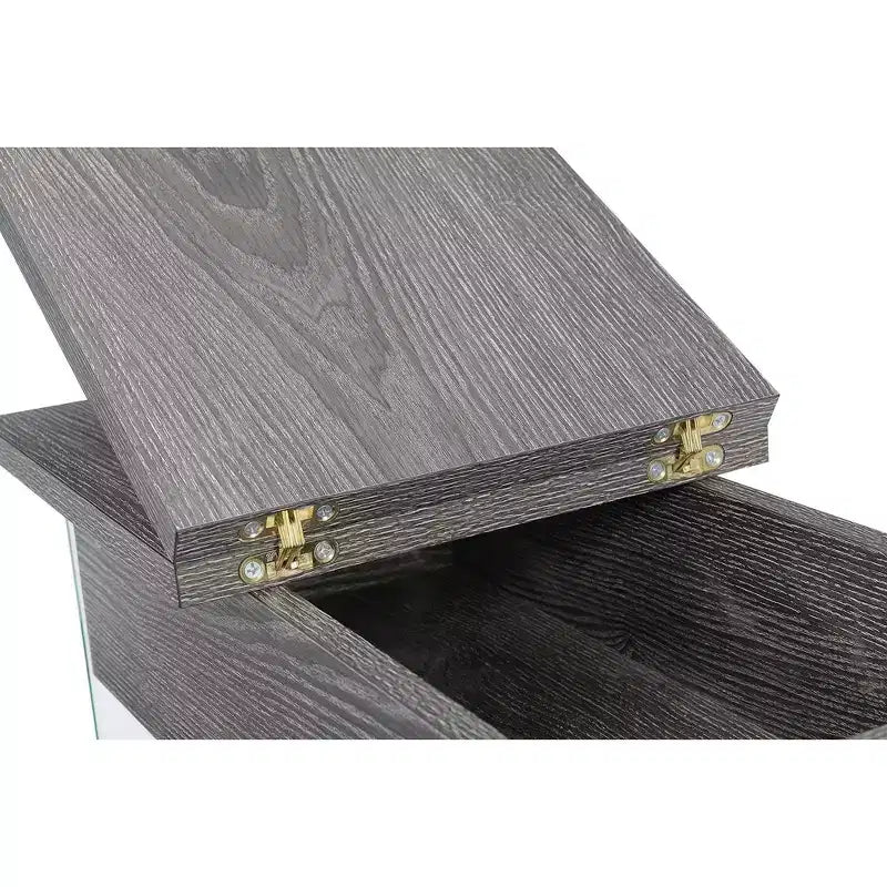 Scarpiera Barn Door da 47" con Panca Imbottita e Gambe in Metallo a Rete