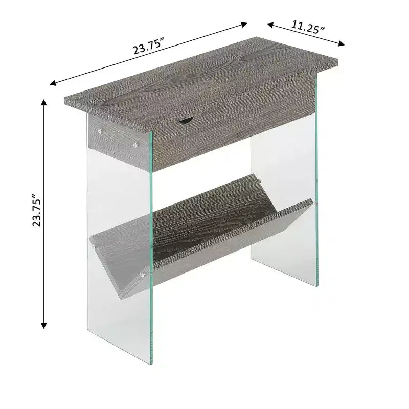 Scarpiera Barn Door da 47" con Panca Imbottita e Gambe in Metallo a Rete