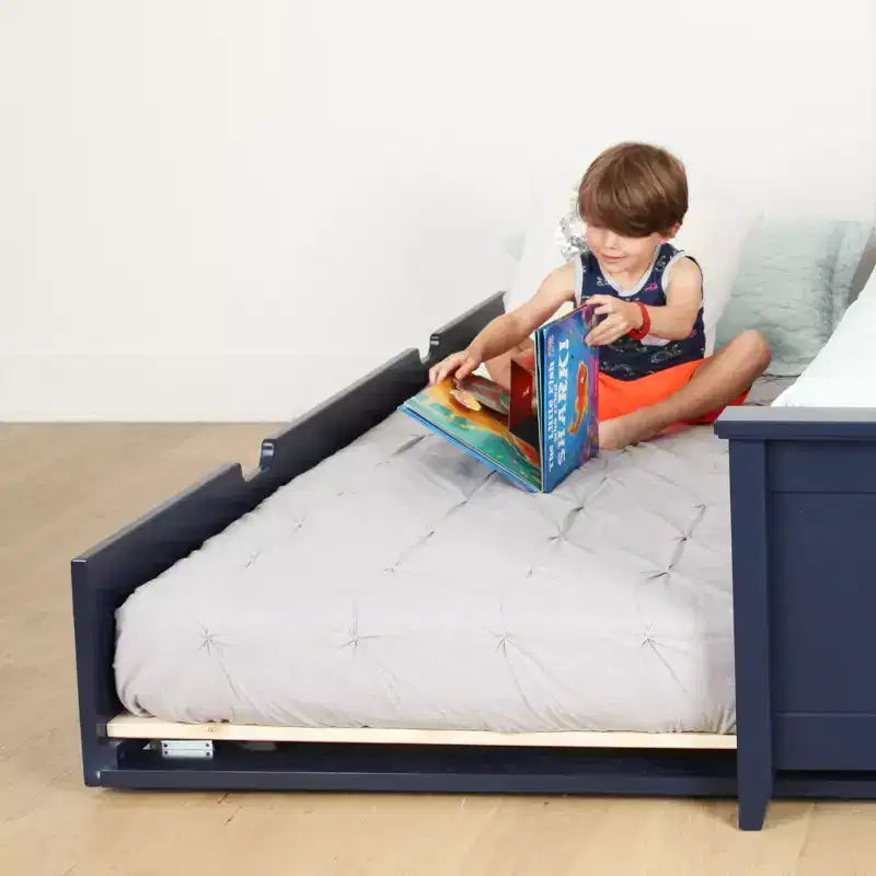 Struttura letto a rotelle singola con letto estraibile – Letto salvaspazio per bambini