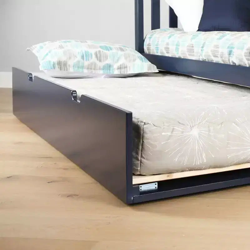 Struttura letto a rotelle singola con letto estraibile – Letto salvaspazio per bambini