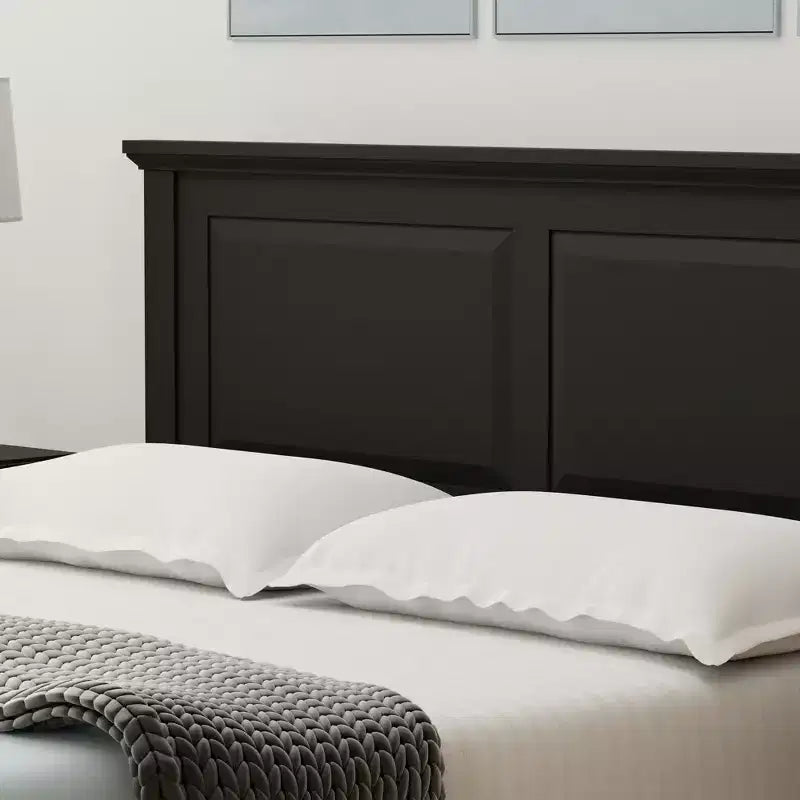 Letto a piattaforma in legno massello stile cottage – Singolo, Matrimoniale, Queen, King