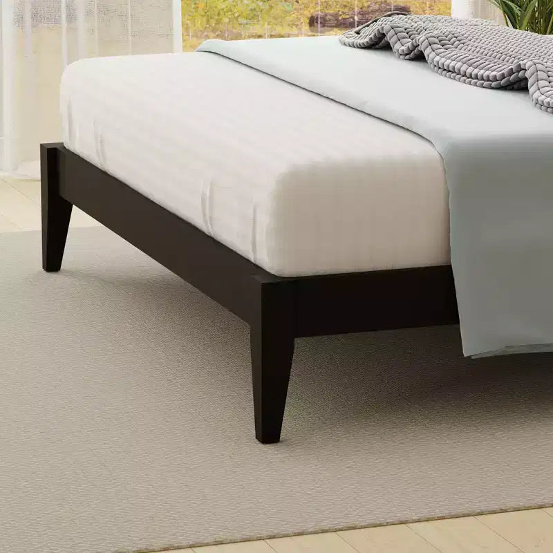 Letto a piattaforma in legno massello stile cottage – Singolo, Matrimoniale, Queen, King