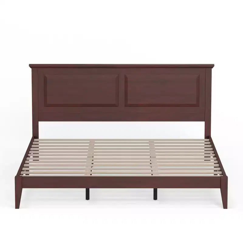 Letto a piattaforma in legno massello stile cottage – Singolo, Matrimoniale, Queen, King