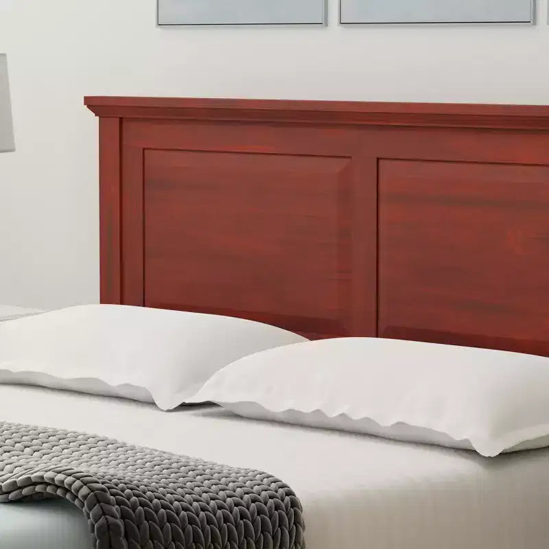 Letto a piattaforma in legno massello stile cottage – Singolo, Matrimoniale, Queen, King