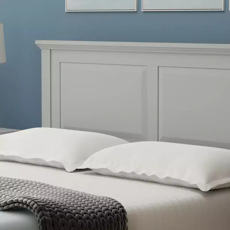 Letto a piattaforma in legno massello stile cottage – Singolo, Matrimoniale, Queen, King