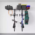 Portabici per carichi pesanti con 6 ganci – Stoccaggio a parete per 4 biciclette